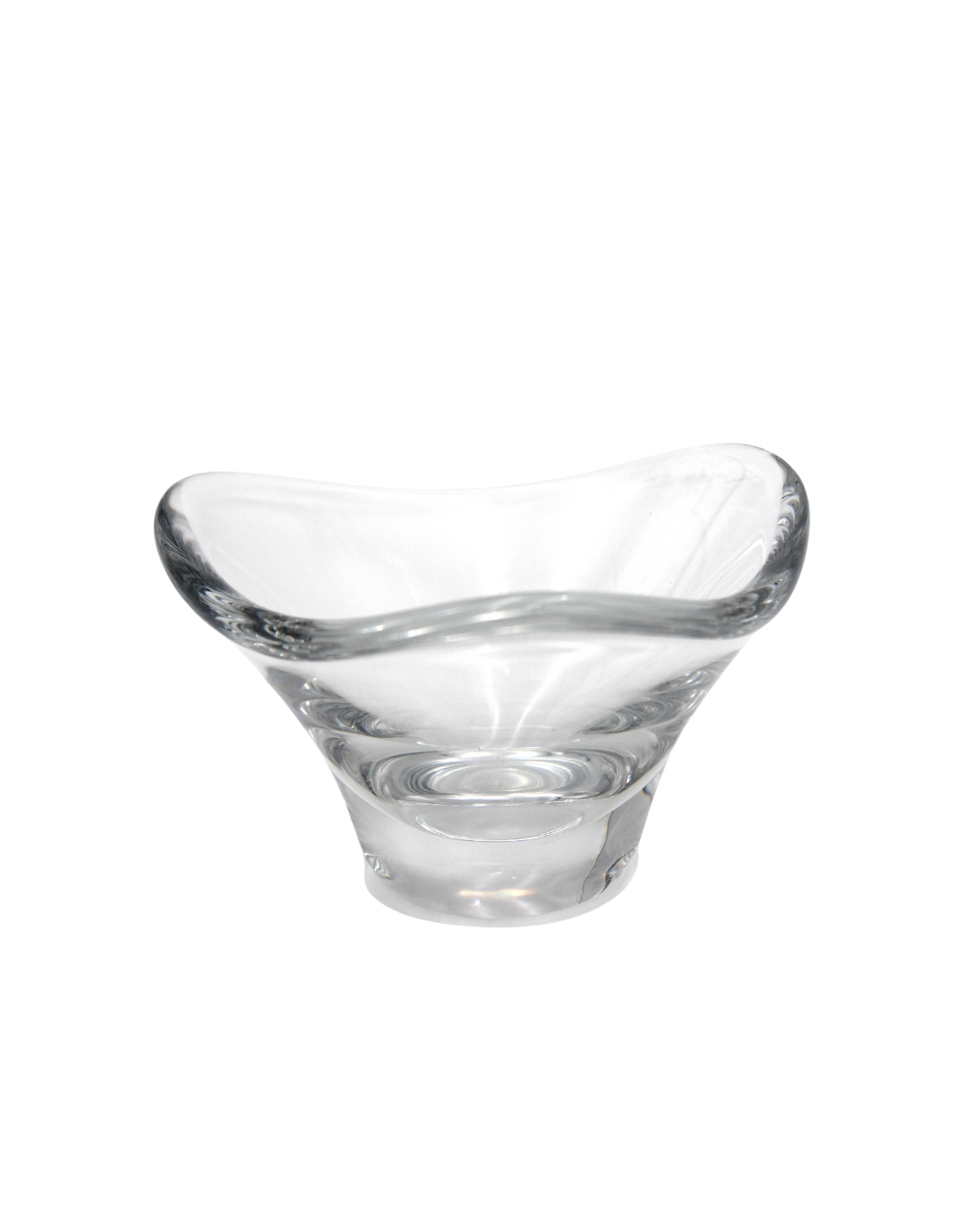 Holmegaard - Glasschale „Triangle“.