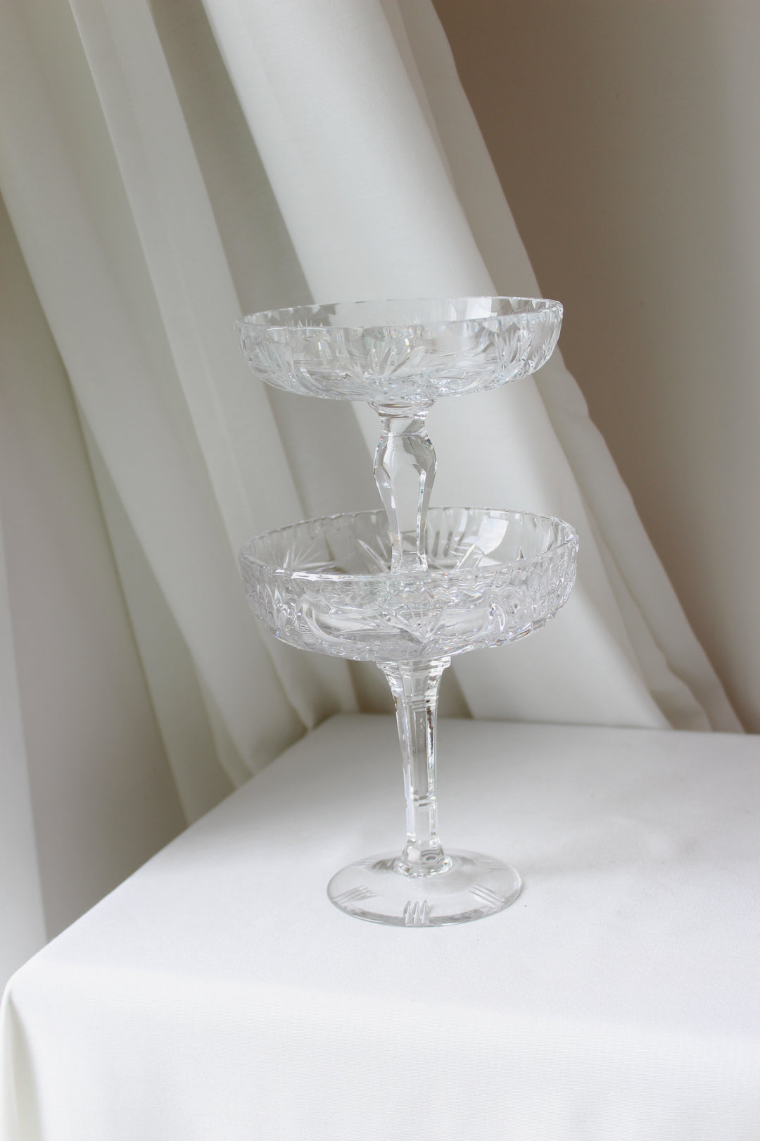 Vintage - Crystal centerpiece
