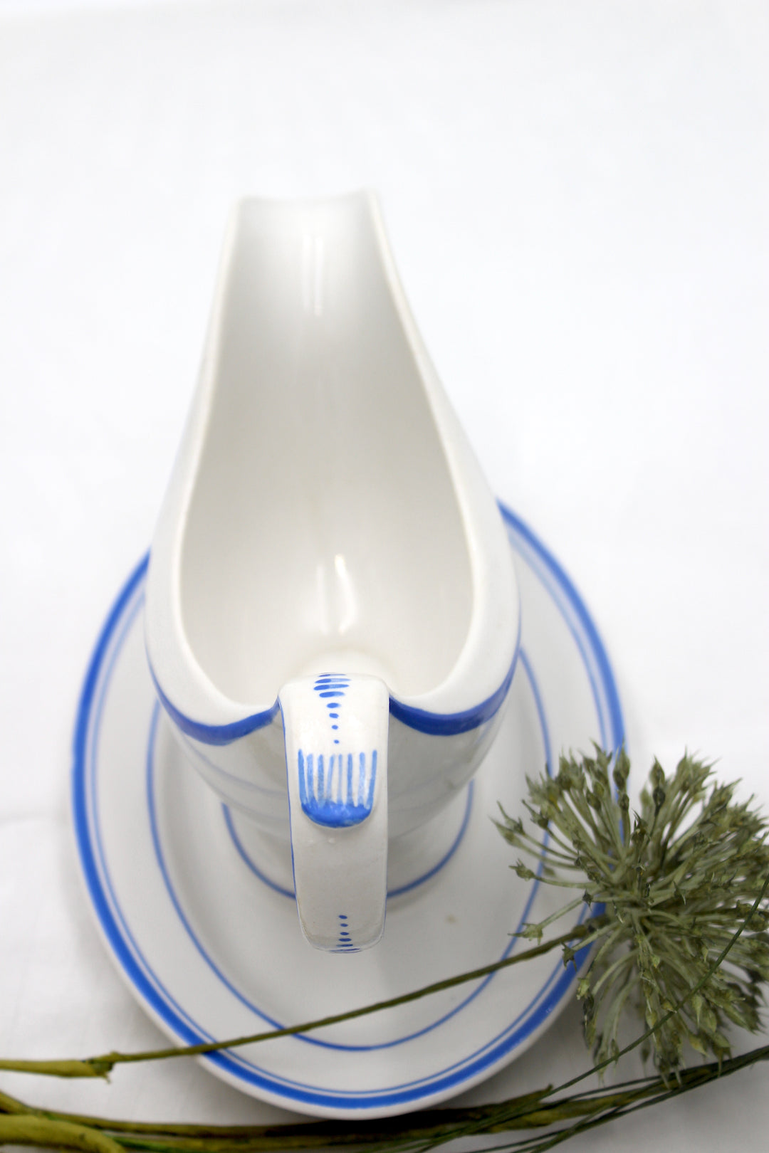 Villeroy & Boch - Saucenschüssel mit blauem Rand