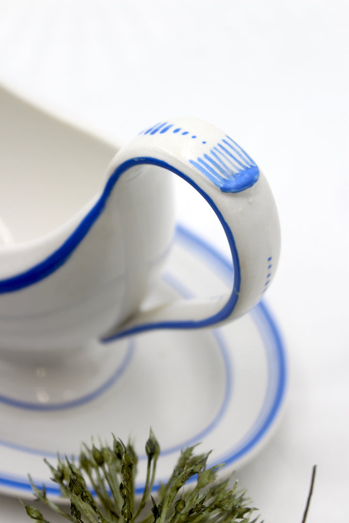 Villeroy & Boch - Saucenschüssel mit blauem Rand