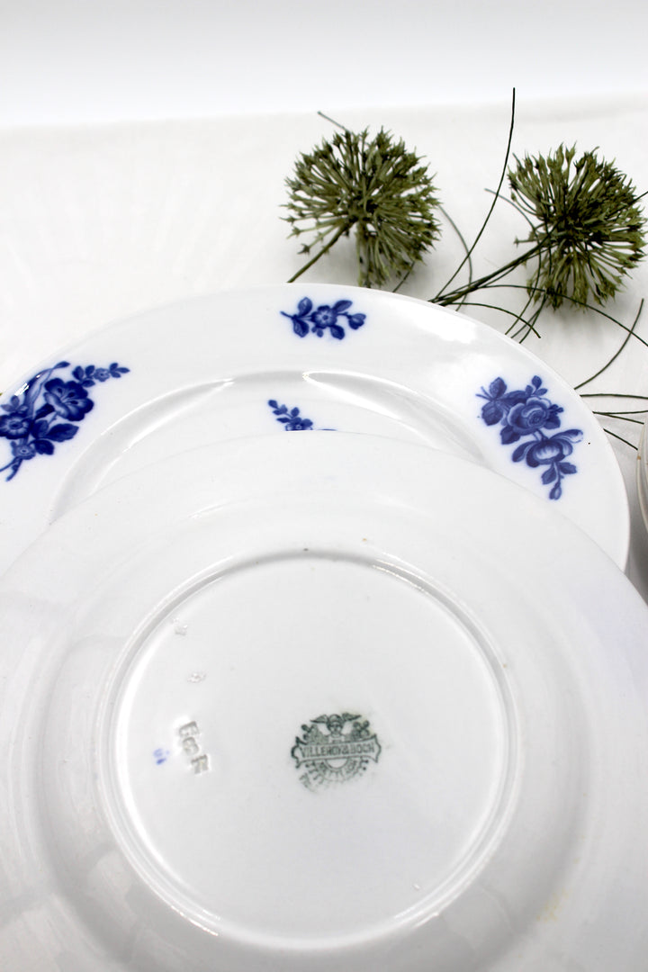Villeroy & Boch - Mittagsteller 'Blaue Rose'
