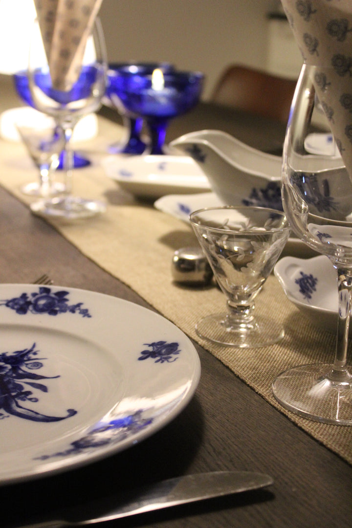 Villeroy & Boch - Mittagsteller 'Blaue Rose'