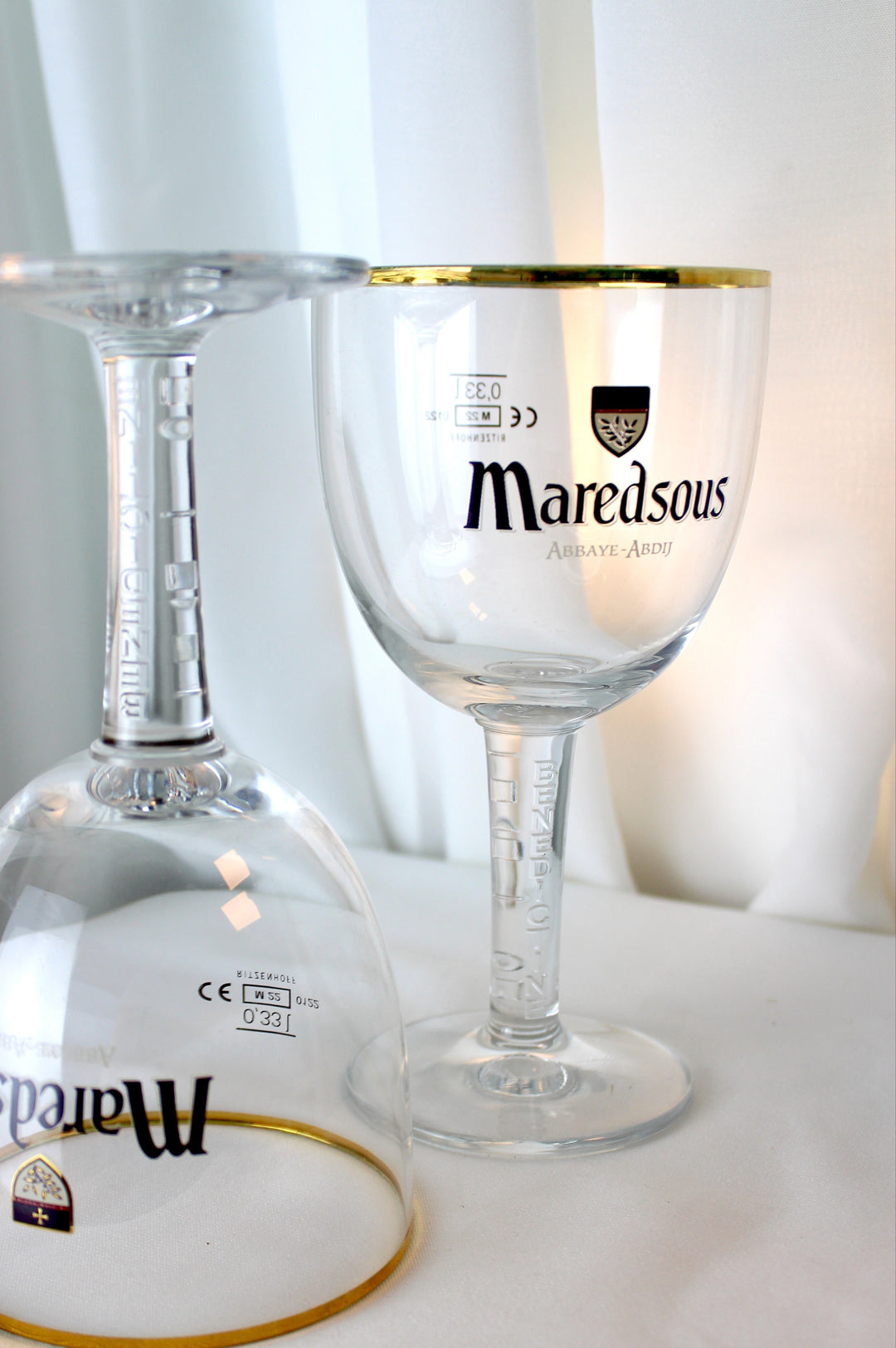 Maredsous - Bierglas, 0,33 cl.