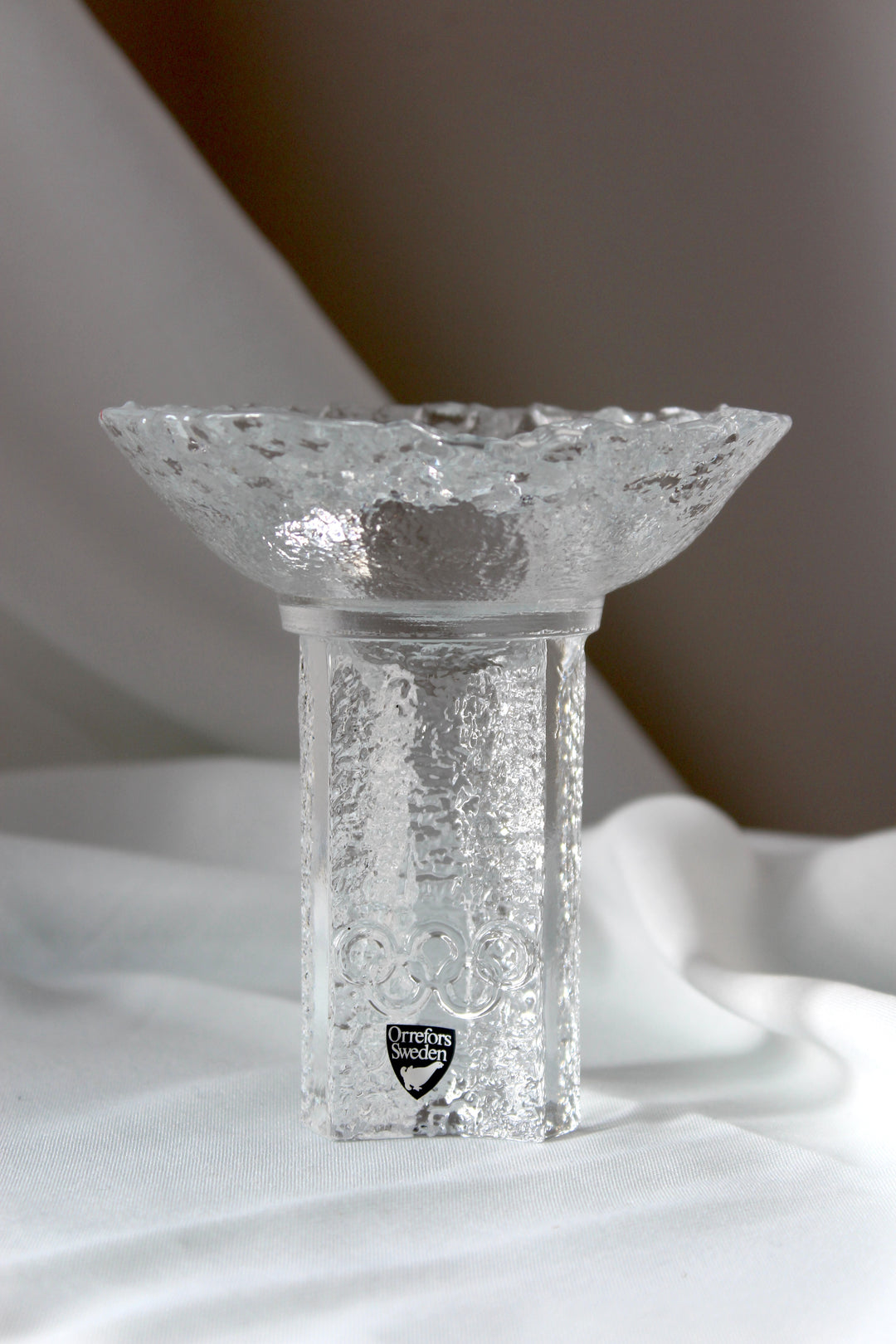Orrefors - Kerzenhalter „Olympiade“.
