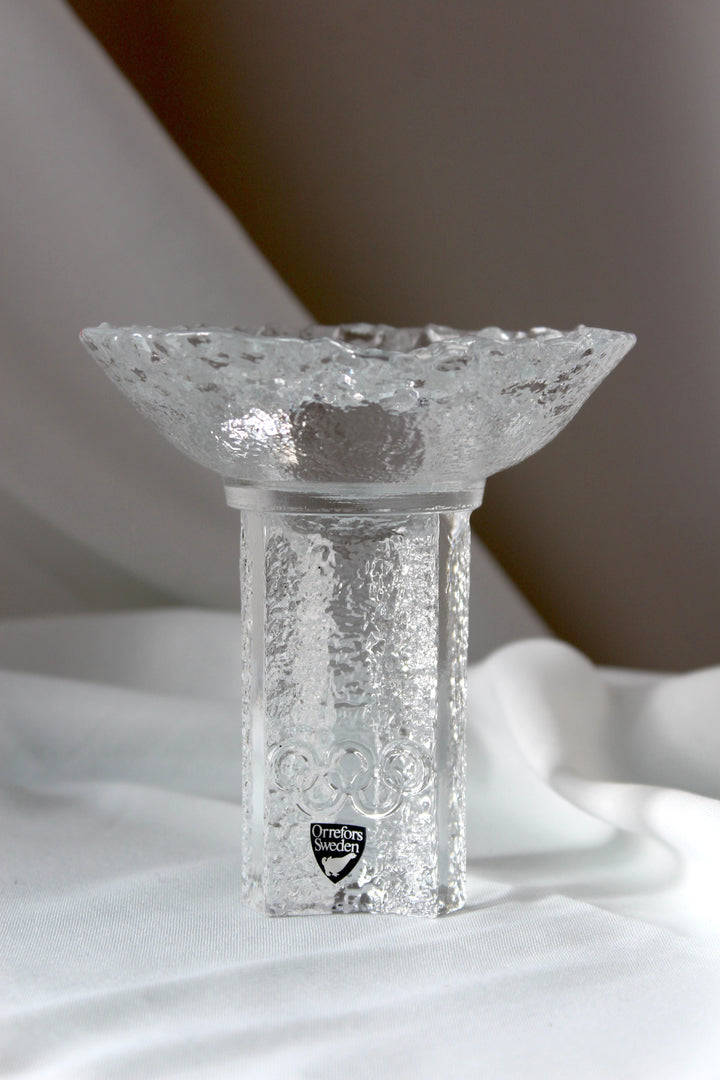Orrefors - Kerzenhalter „Olympiade“.