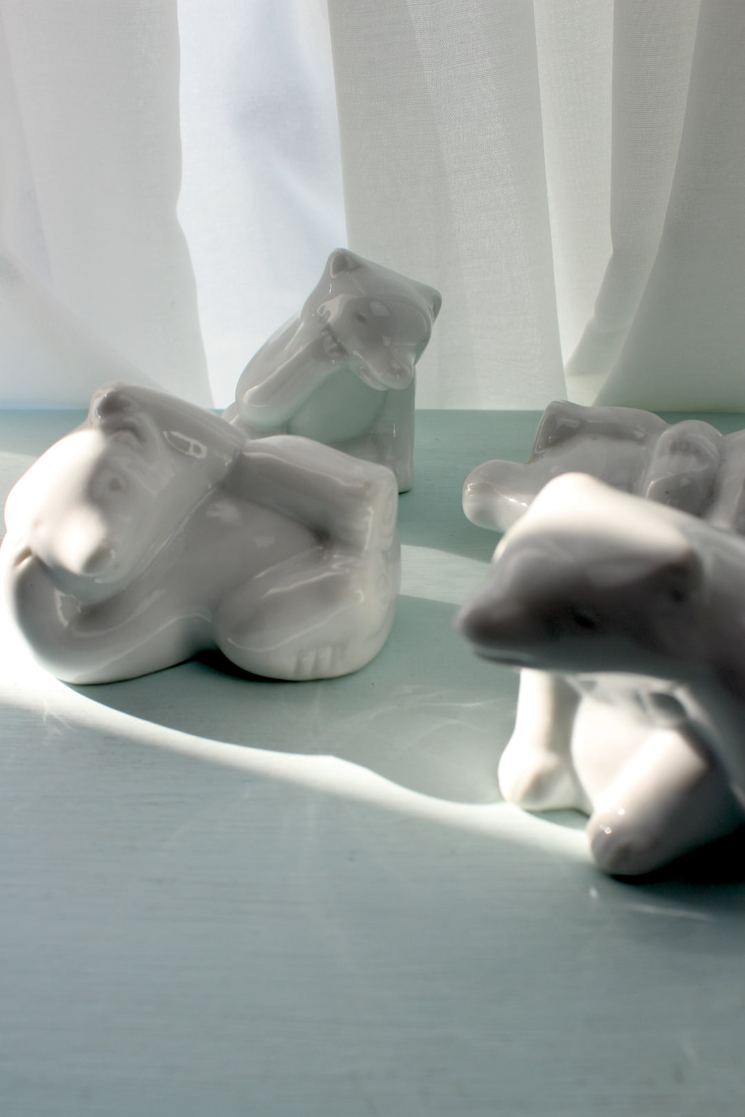 Porzellan - Eisbärfiguren