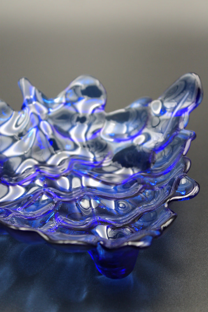 Vintage - Glasschale „Grape“.
