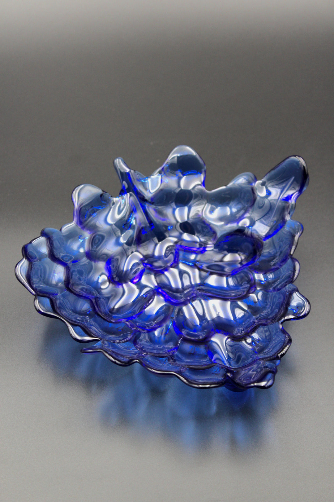 Vintage - Glasschale „Grape“.