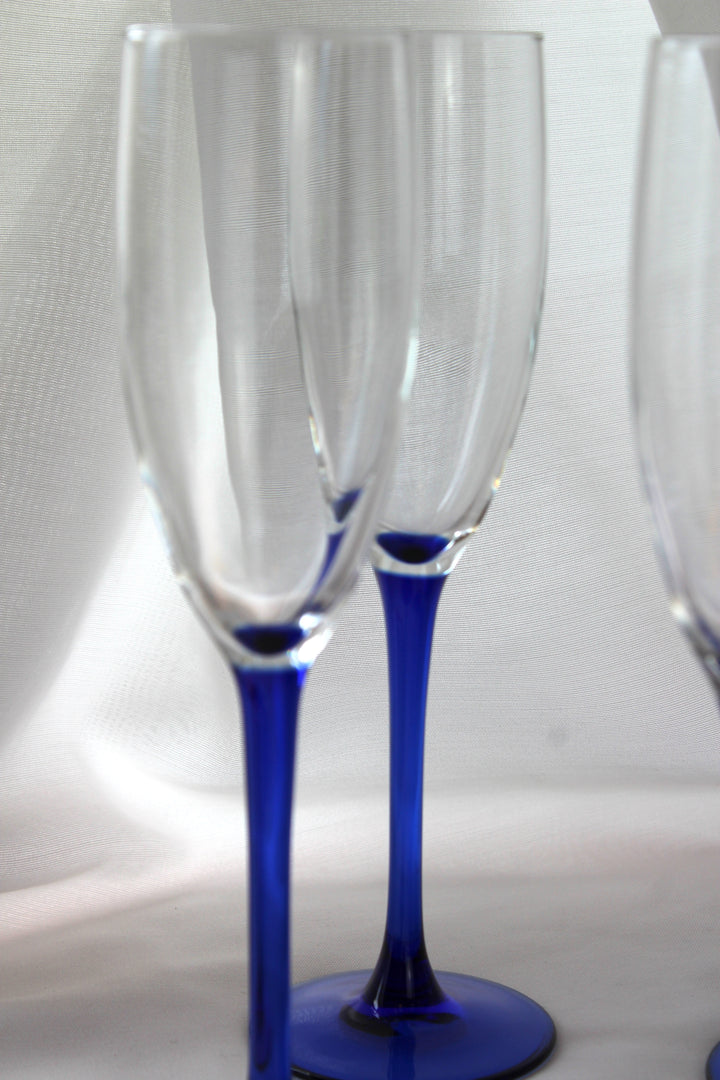 Luminarc - Champagnerglas, blau