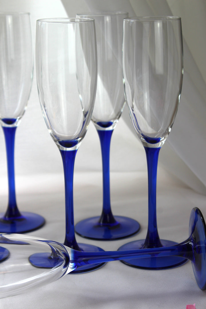 Luminarc - Champagnerglas, blau