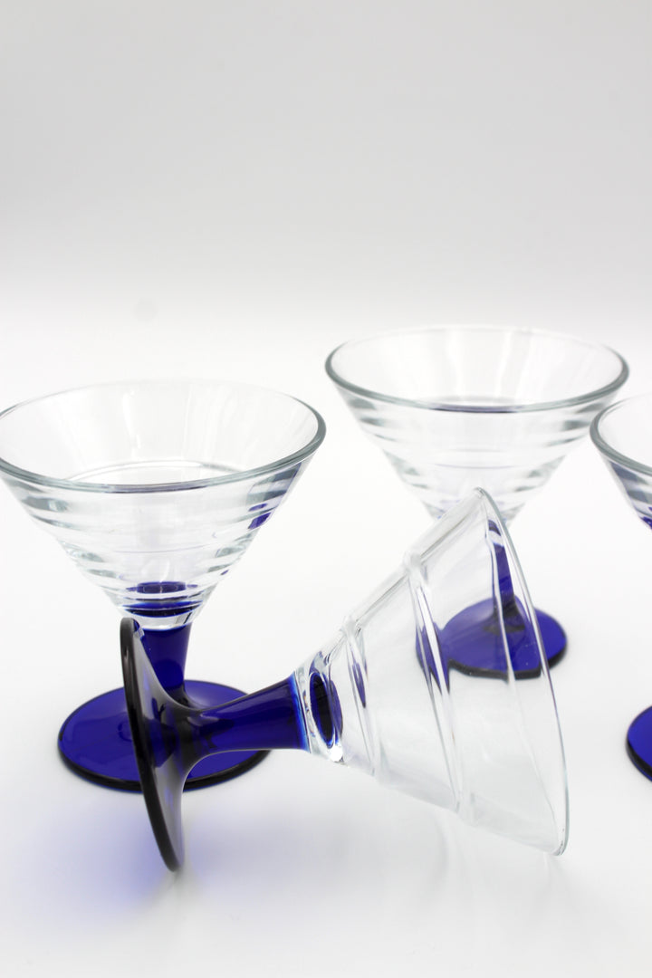 Cocktailglas - Kobaltblau, 4 Stk.