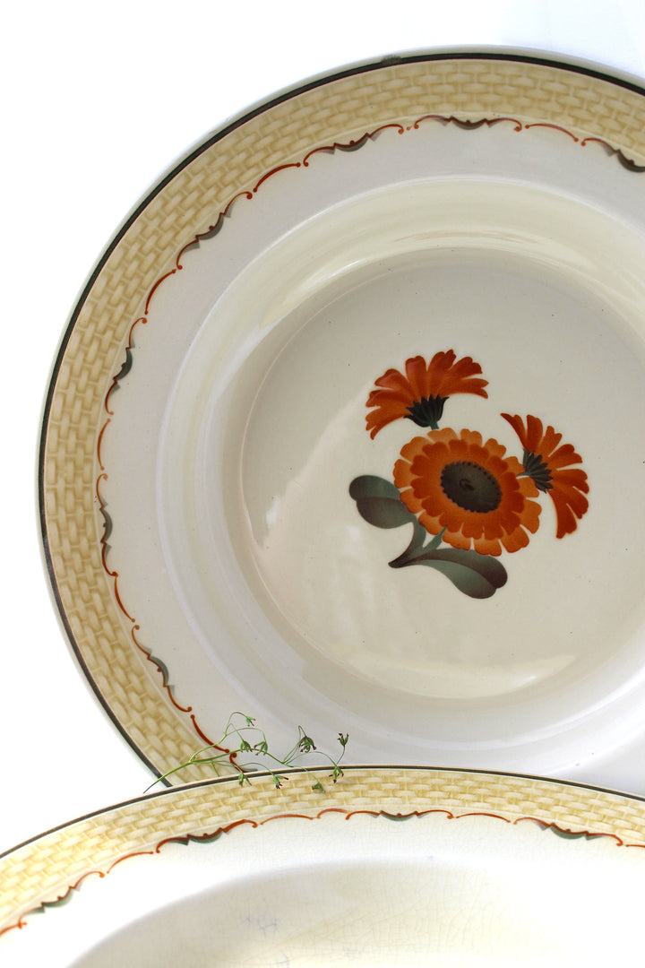 Aluminia – tiefer Teller „Morgenfrue“.
