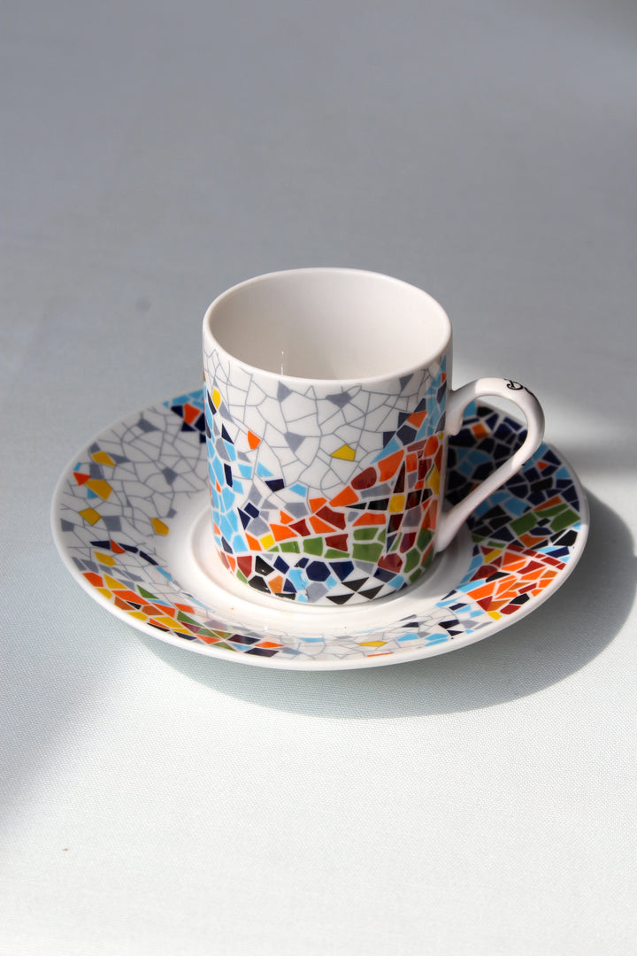 Barcelona - Espressotasse mit Untertasse