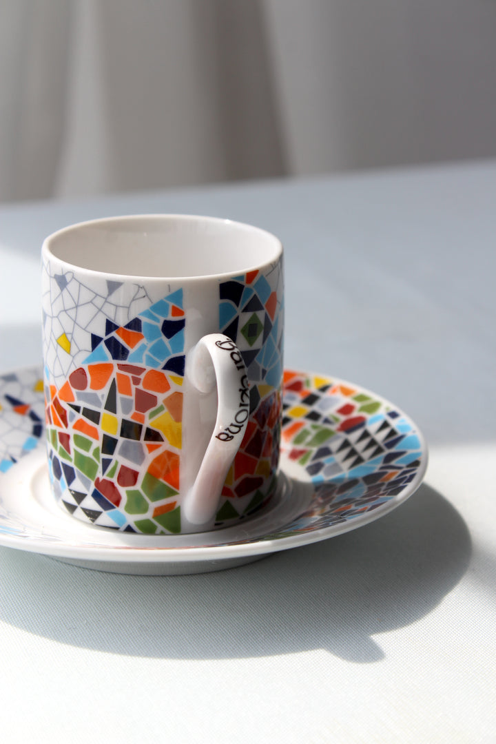 Barcelona - Espressotasse mit Untertasse
