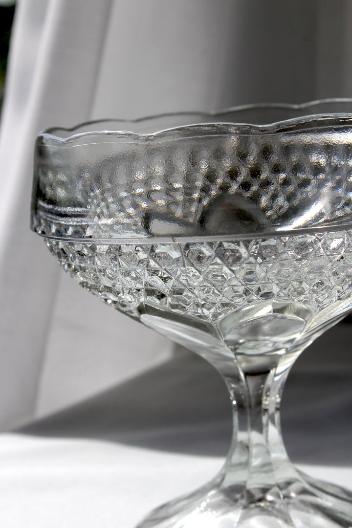 Vintage – Glasplatte, klares Glas