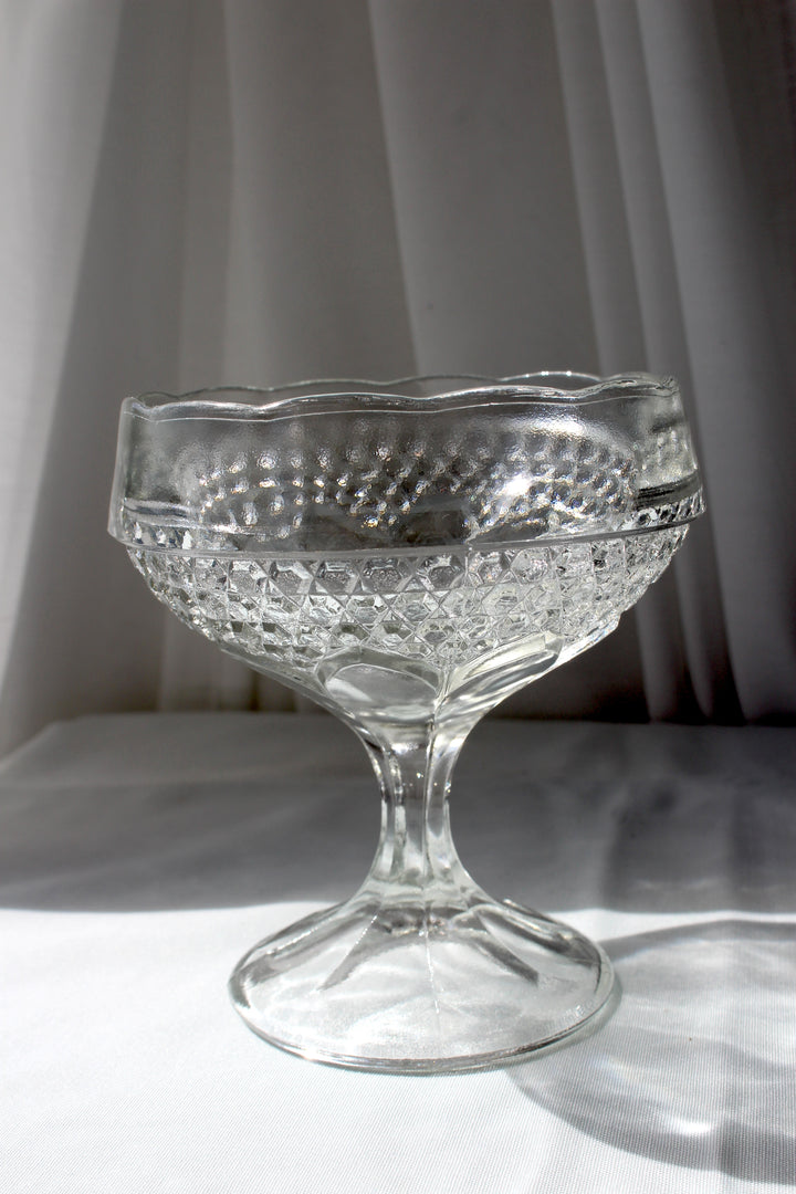 Vintage – Glasplatte, klares Glas