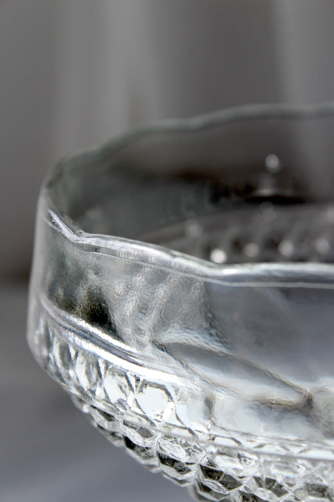 Vintage – Glasplatte, klares Glas