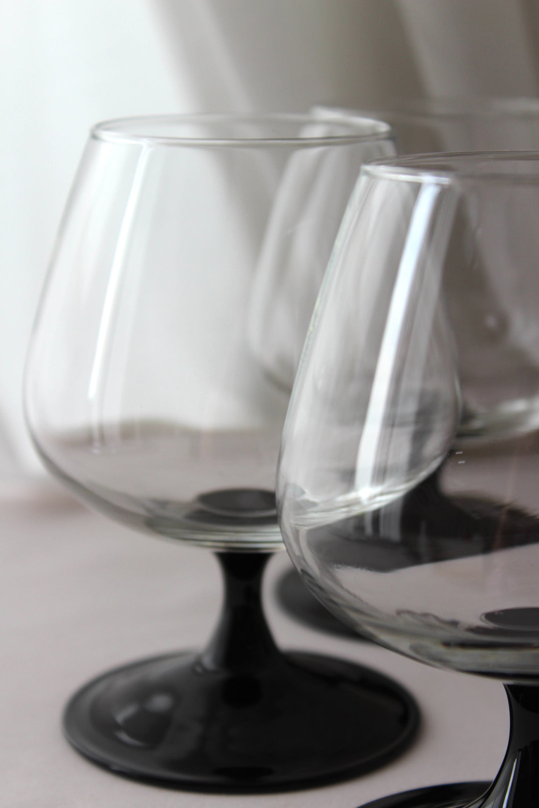 Luminarc - Cognacglas, schwarz