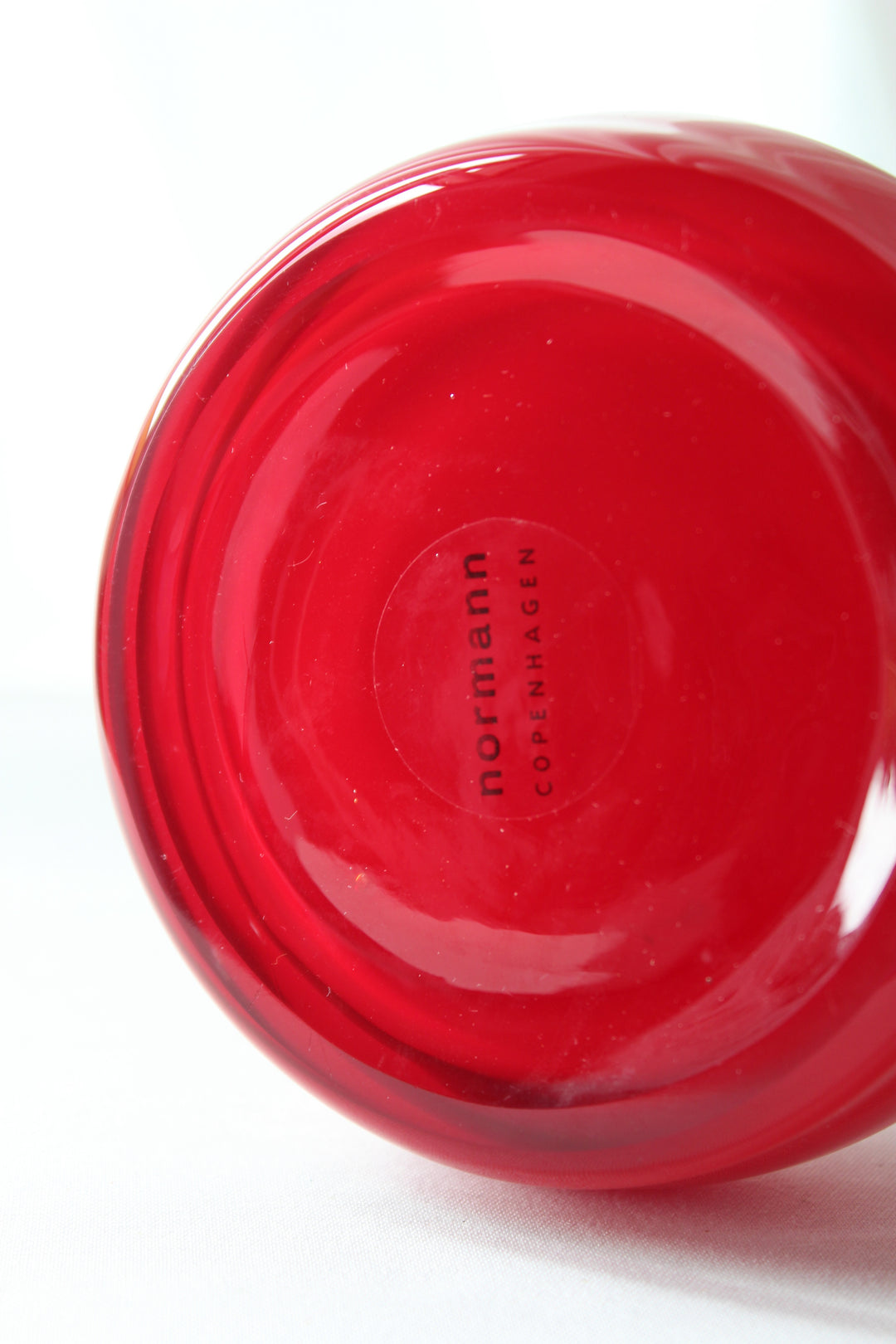 Normann - Vase 'Swing', rot