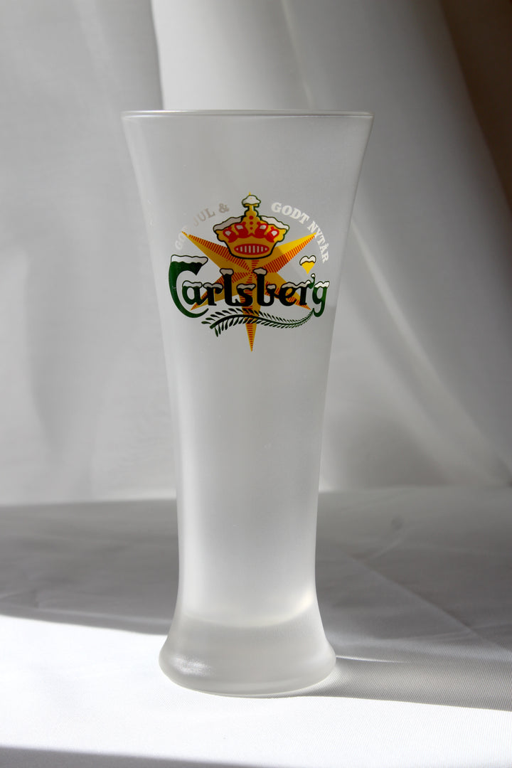 Carlsberg - Bierglas „Merry Christmas & Happy New Year“.