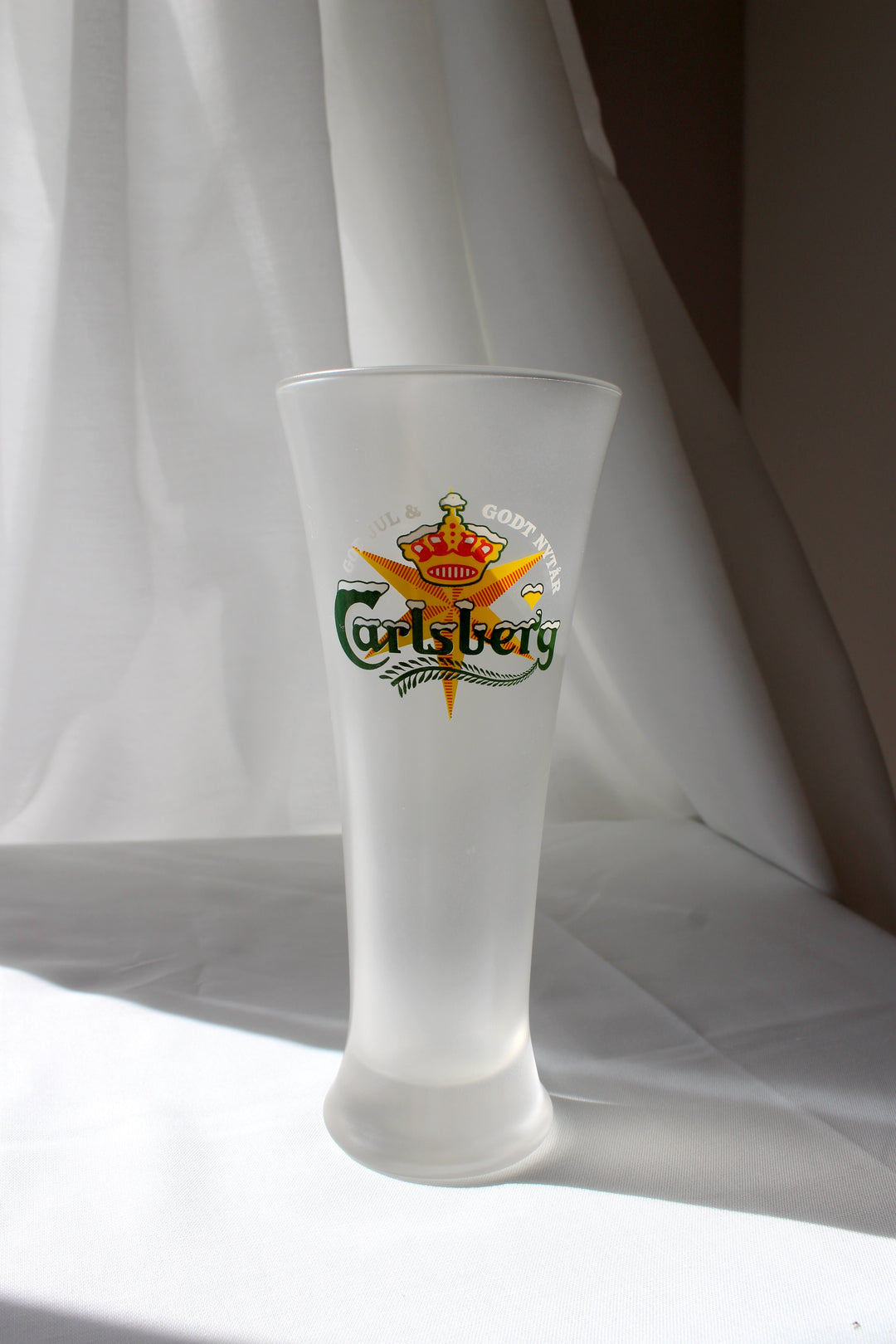Carlsberg - Bierglas „Merry Christmas & Happy New Year“.
