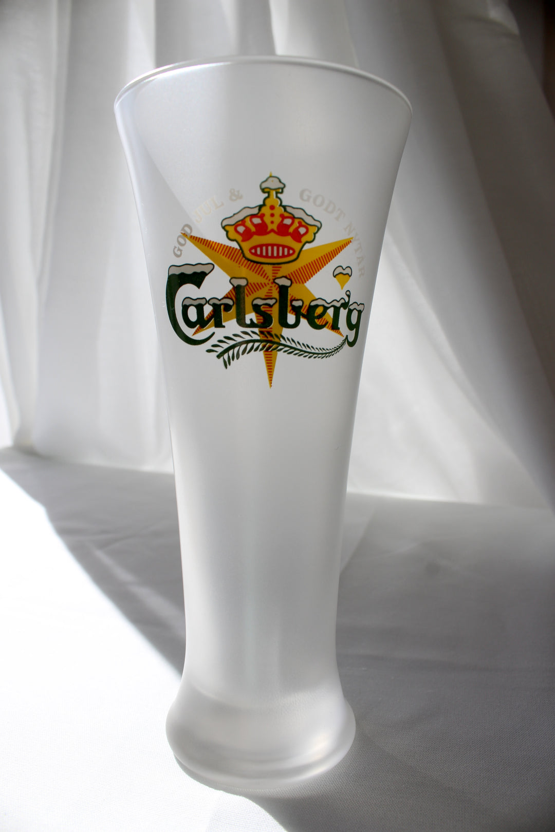 Carlsberg - Bierglas „Merry Christmas & Happy New Year“.