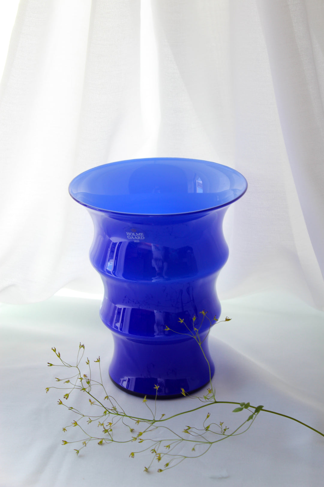 Holmegaard - Vase 'Karen Blixen', Kobaltblau