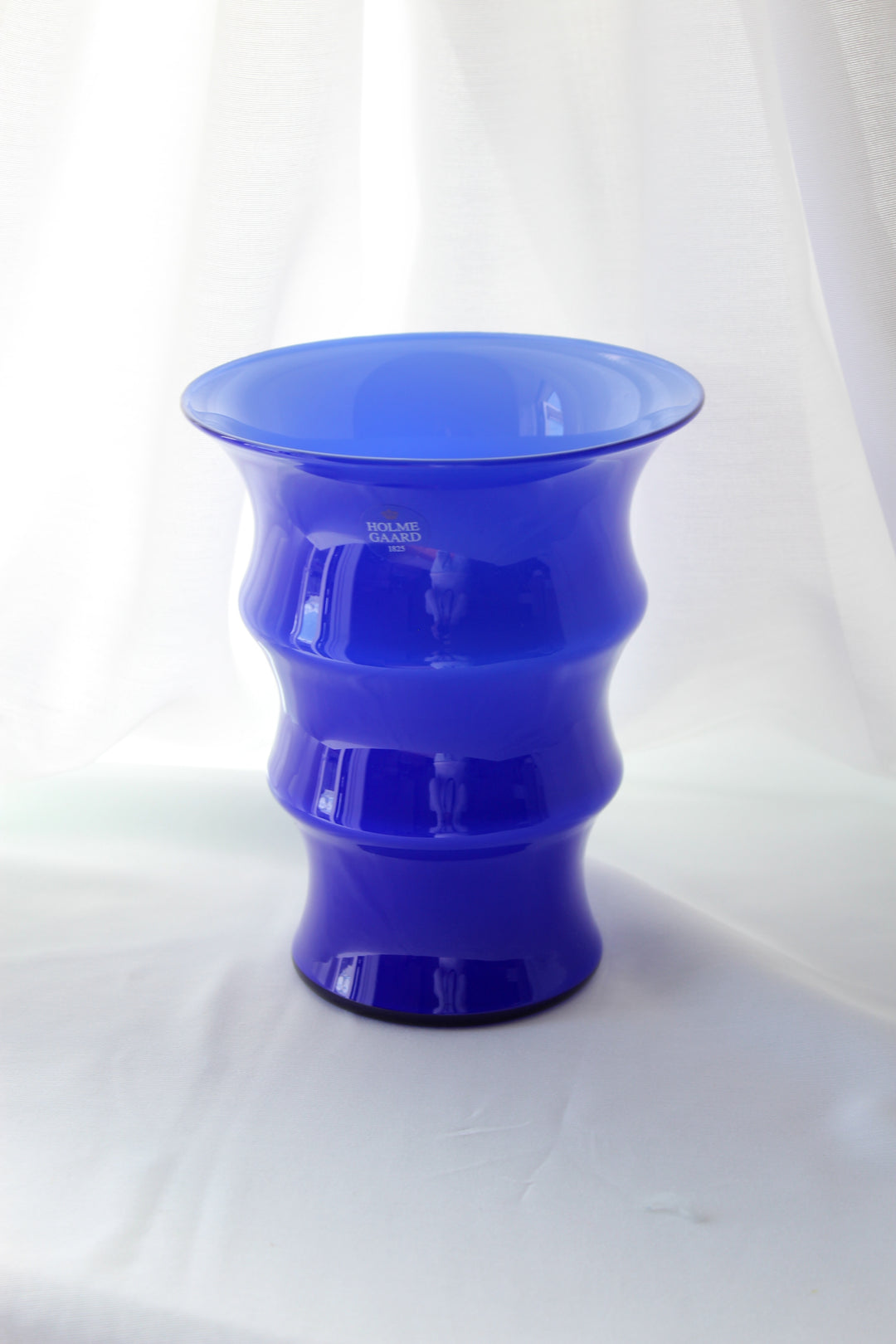 Holmegaard - Vase 'Karen Blixen', Kobaltblau