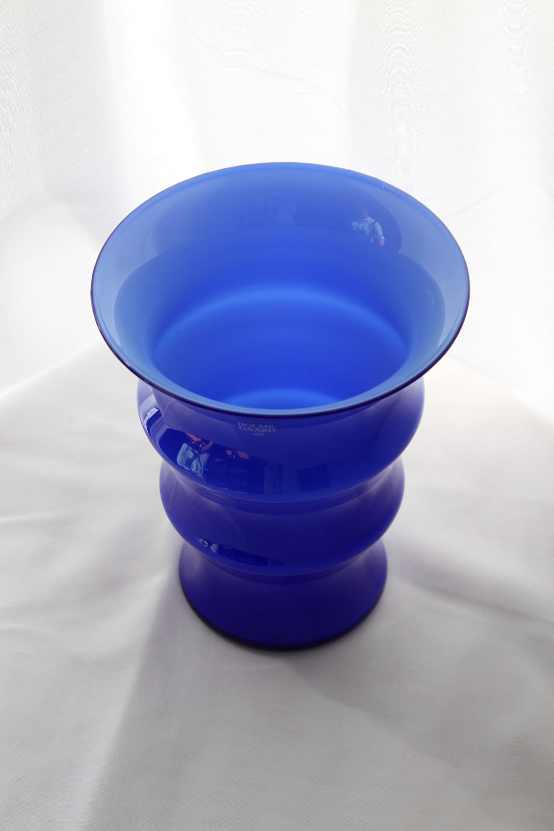 Holmegaard - Vase 'Karen Blixen', Kobaltblau
