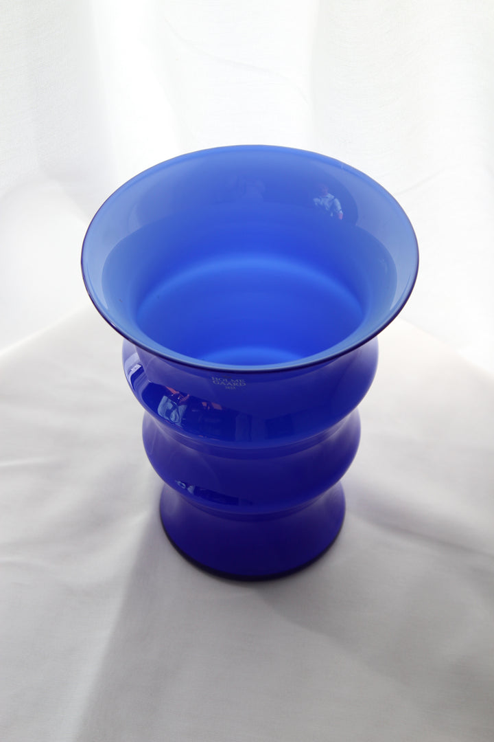 Holmegaard - Vase 'Karen Blixen', Kobaltblau