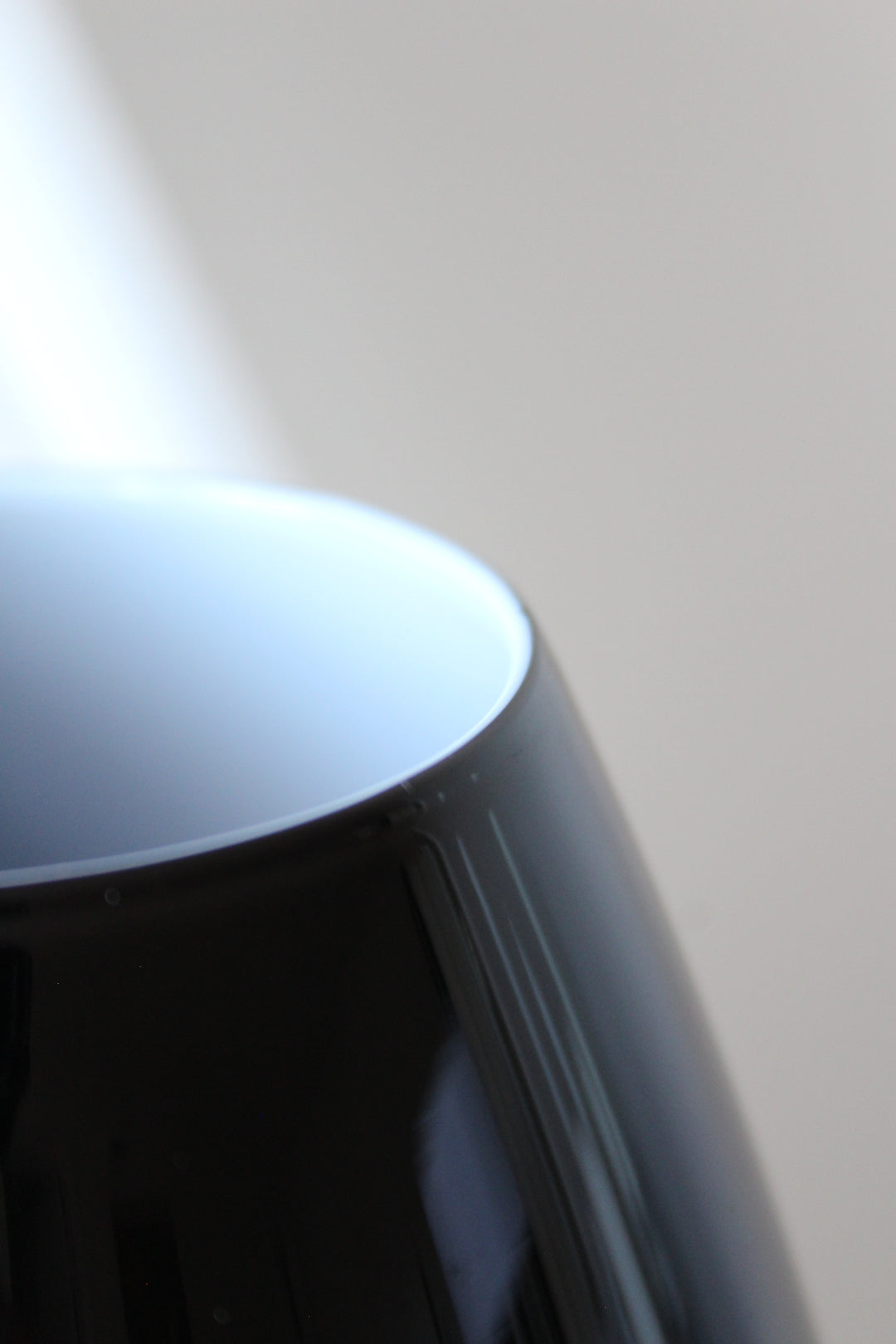 Holmegaard - Vase 'Cocoon', schwarz