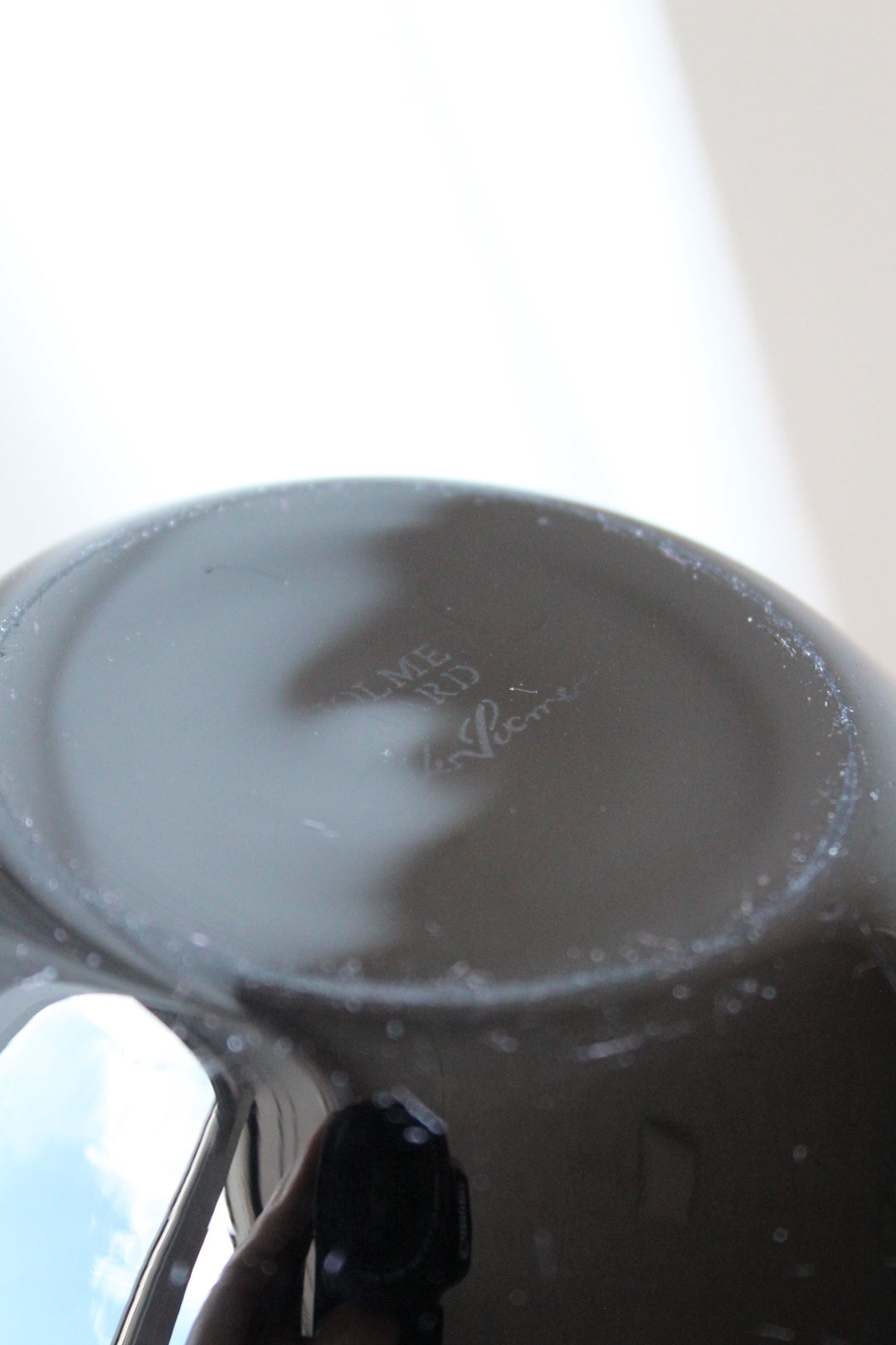 Holmegaard - Vase 'Cocoon', schwarz