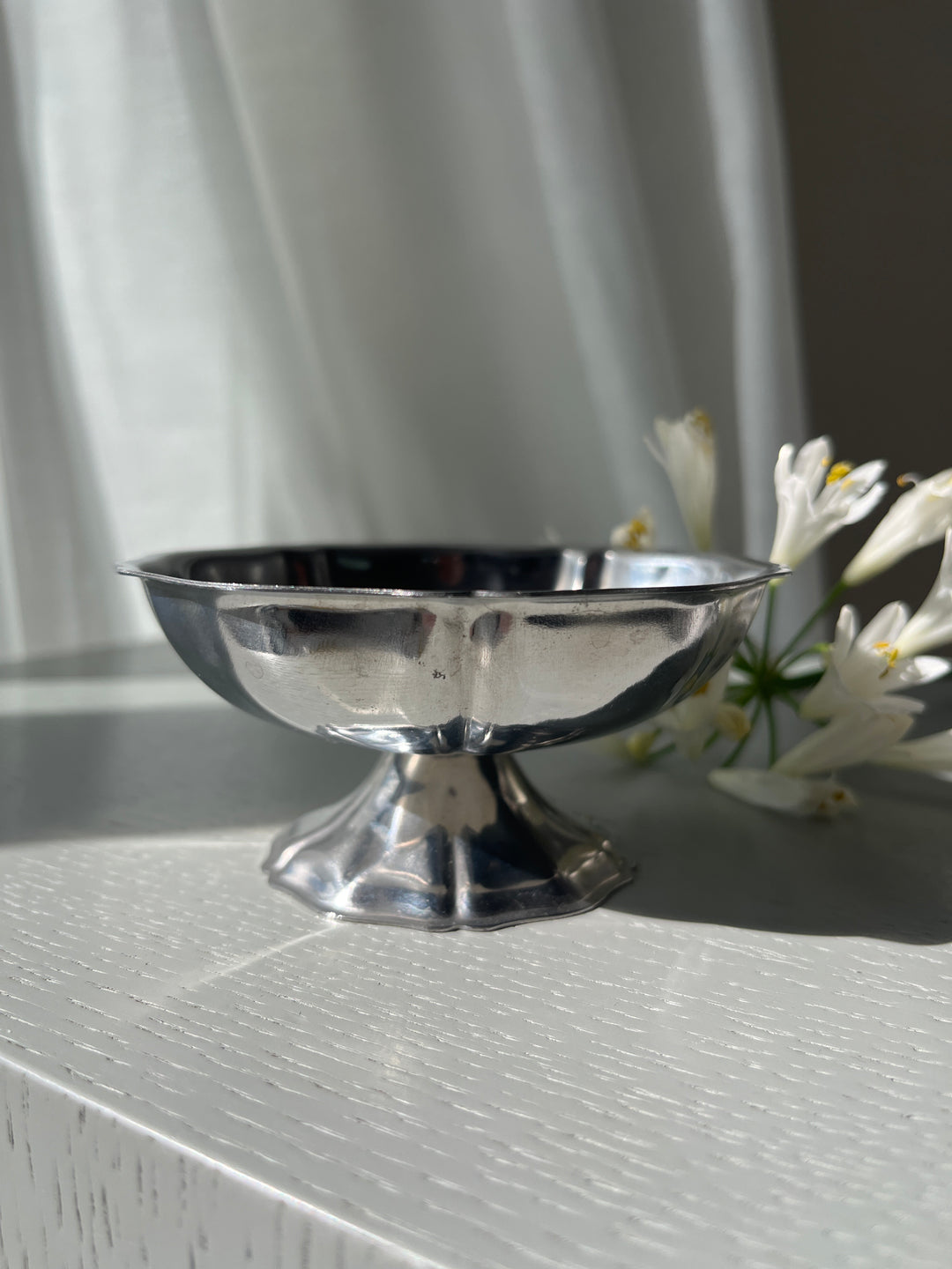 smuk vintage “sølvbelagt” bonbon-skål dessertskåle