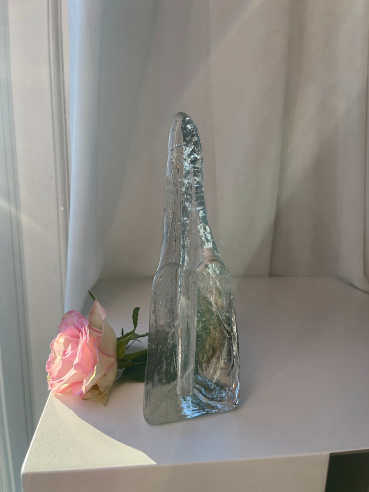 Vintage Blenko Art Glass - Vase “Iceberg” /“Icicle”