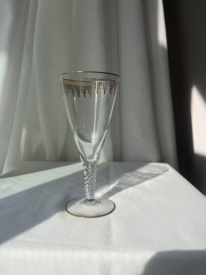 Rødvinglas ‘Marselisborg’ -Holmegaard Glasværk, designet af Jacob E.