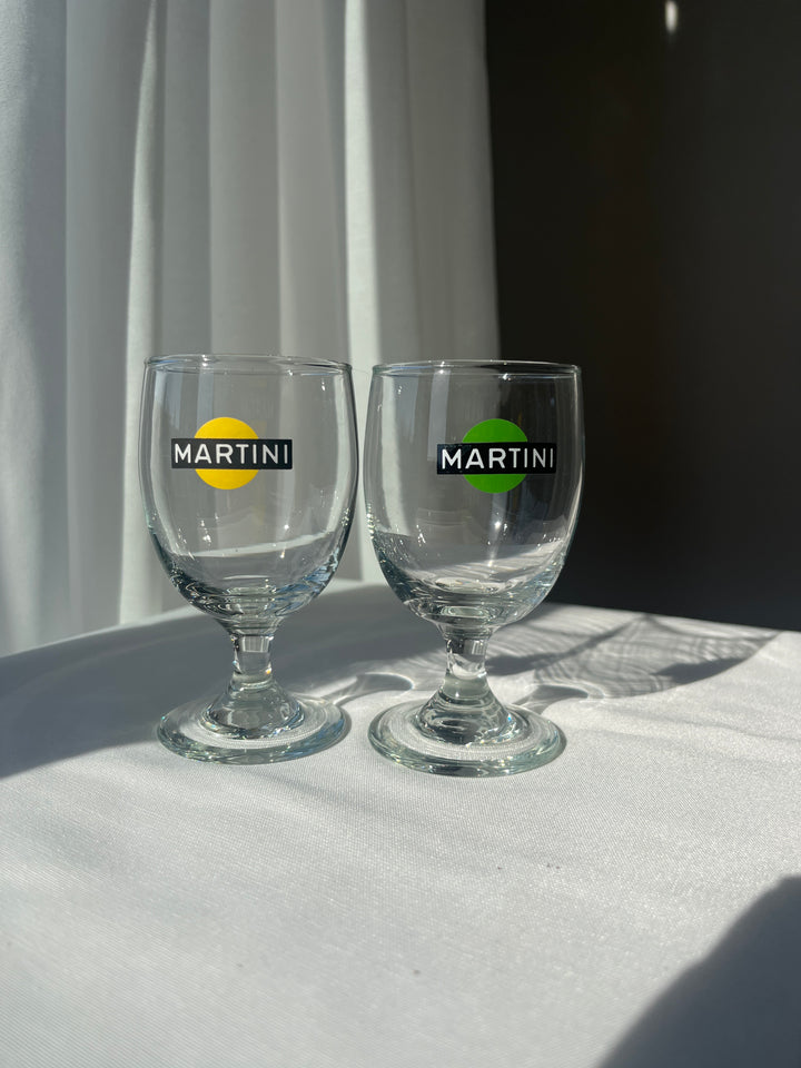 Martini glas , Retro 2 stk