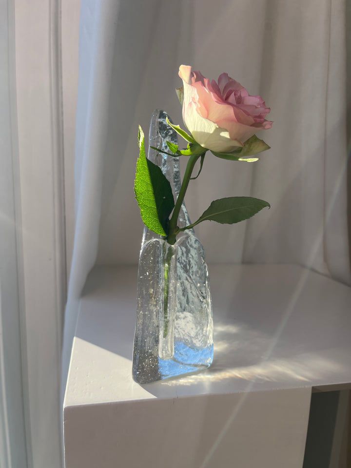 Vintage Blenko Art Glass - Vase “Iceberg” /“Icicle”