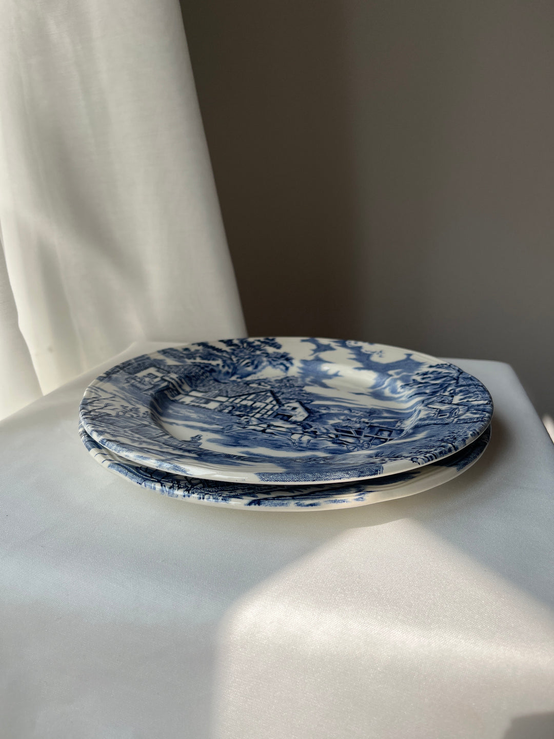 Vintage Tallerken - Lune Ville France , English style- The Copperfield”.