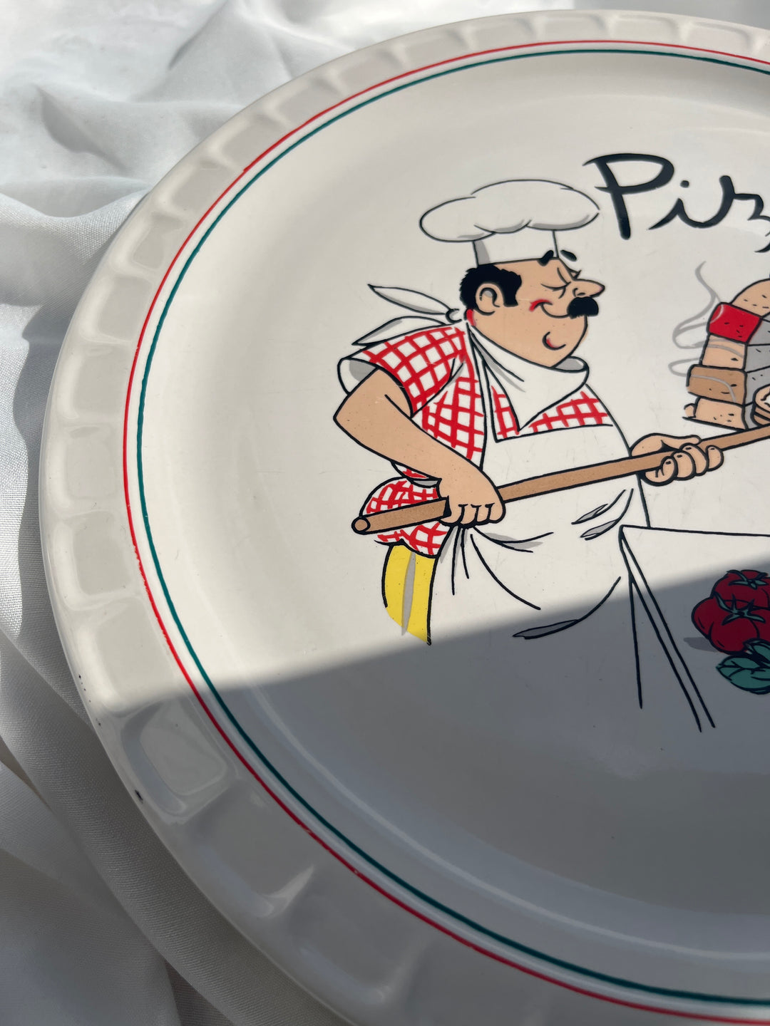 Retro pizzatallerken