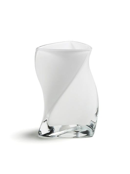 Piet Hein - Twister vase, 24 cm. Opal