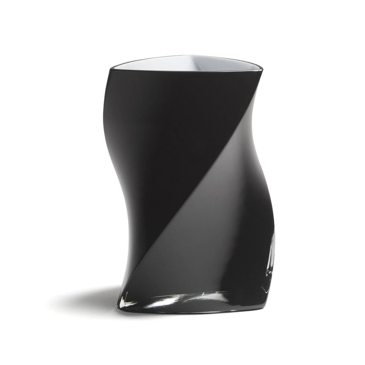 Piet Hein - Twister vase, 24 cm. sort