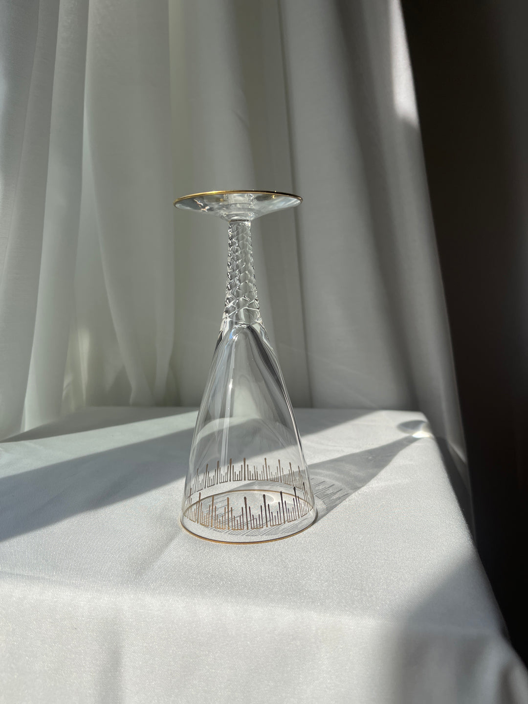 Rødvinglas ‘Marselisborg’ -Holmegaard Glasværk, designet af Jacob E.