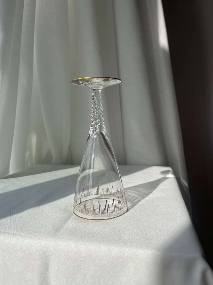 Rødvinglas ‘Marselisborg’ -Holmegaard Glasværk, designet af Jacob E.