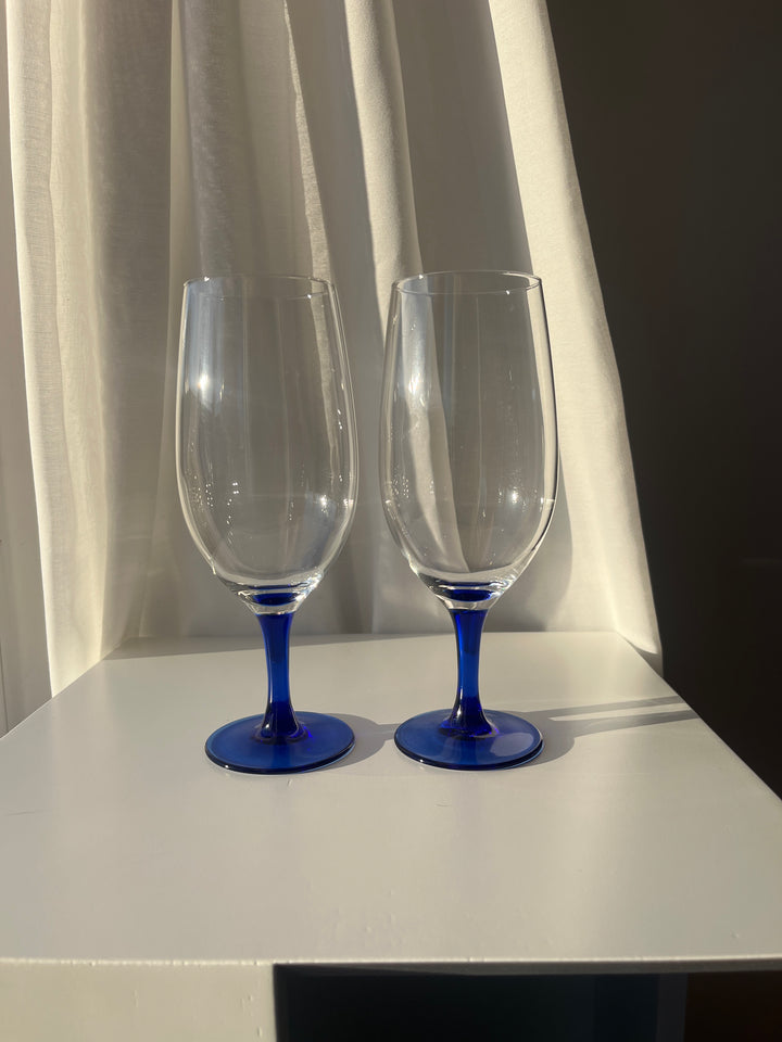 Luminarc - Ølglas, Blå