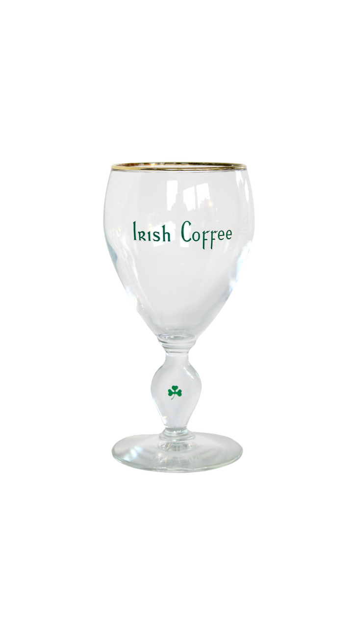 Vintage - 'Irish coffee' med guldkant