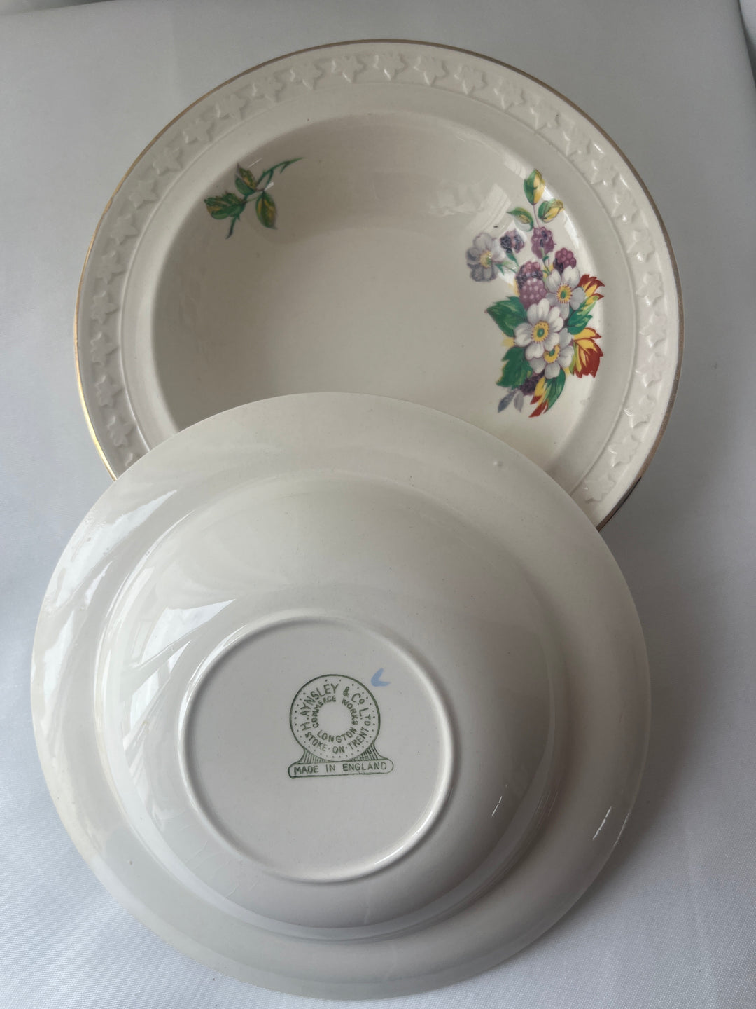 Ymerskåle H.AUNSLEY & CO. Made ind England