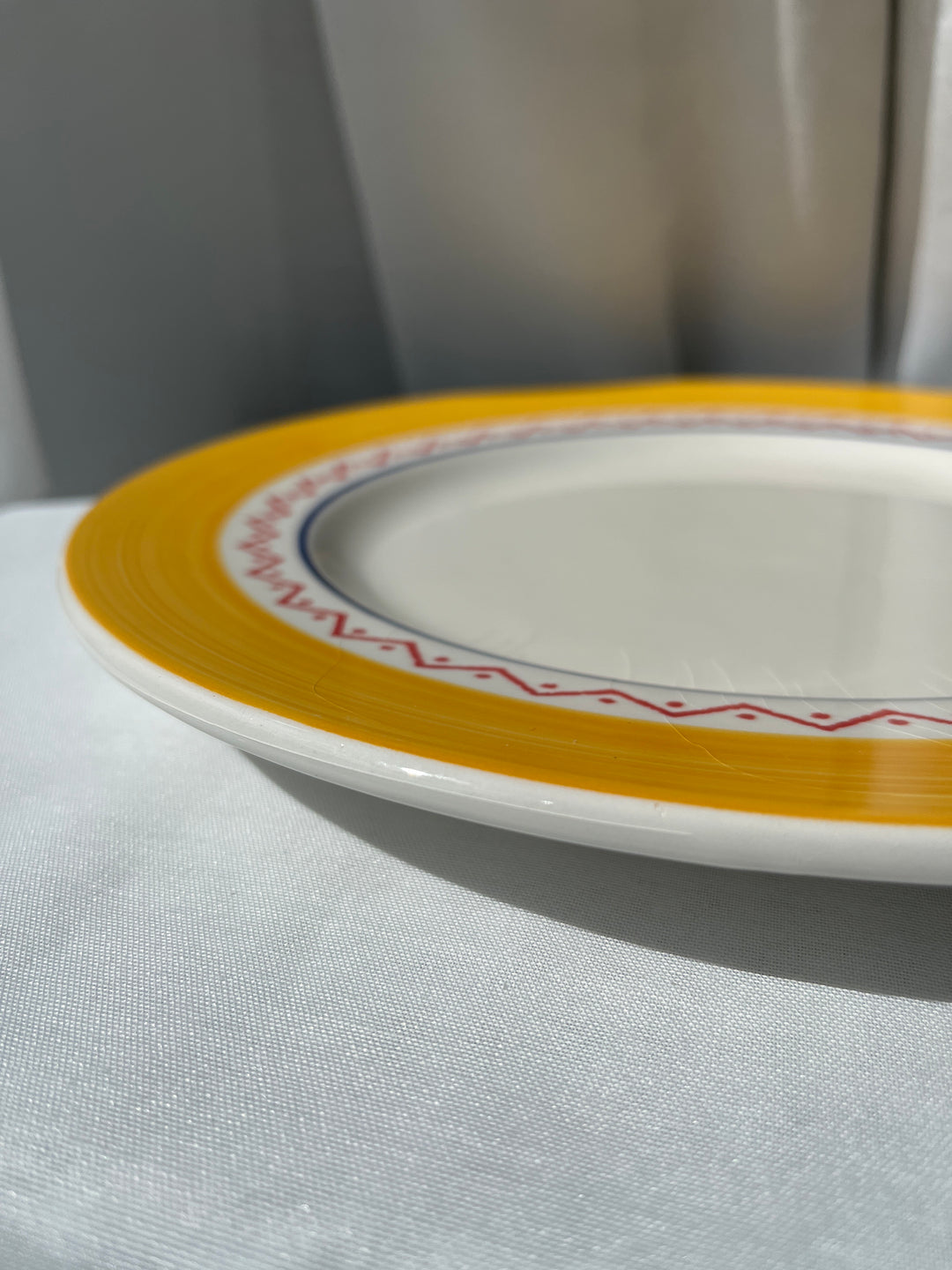 The plate 'TERNANA' made in Italy