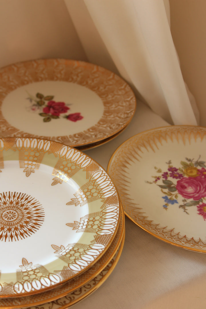 Plates (7 pcs) Bavaria Ivory