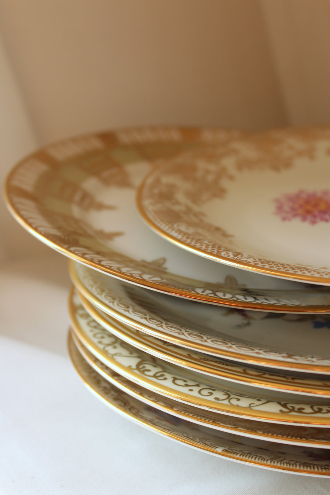 Plates (7 pcs) Bavaria Ivory