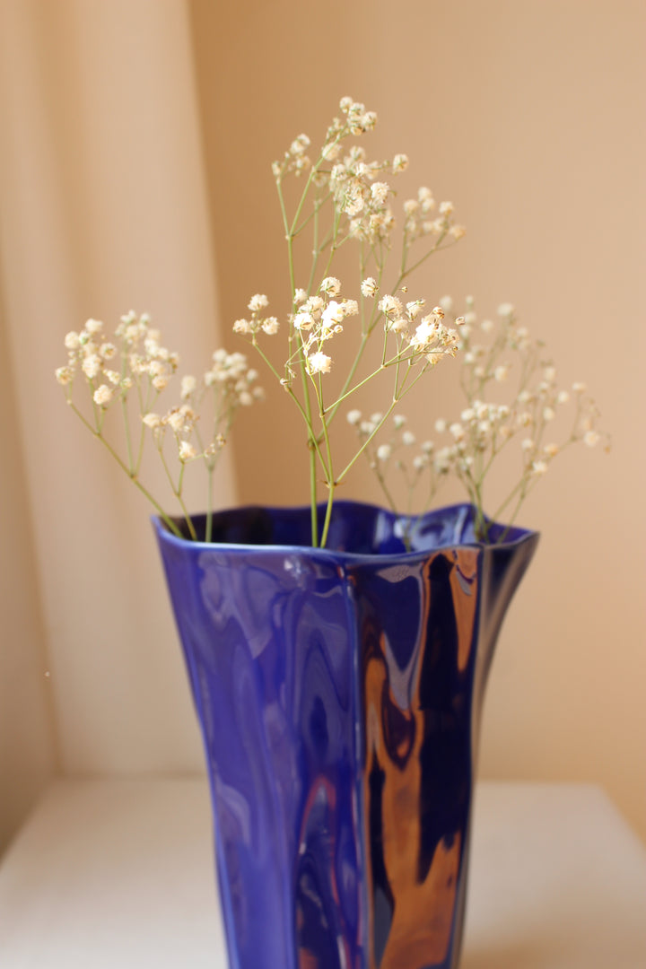 Ole Kortzau Vase, Blue